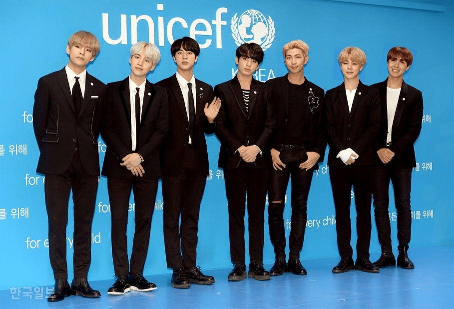 BTS speech in UNICEF